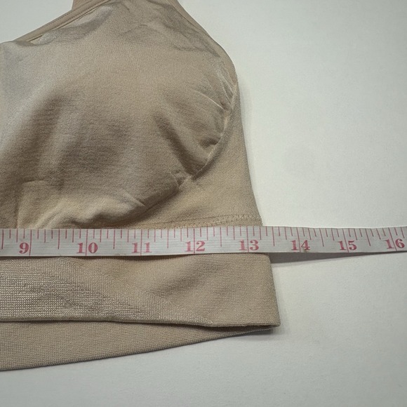 Wacoal 835575 B-Smooth Wire Free Bralette‎ Bra Seamless Lined Womens XL 1X Sand - Picture 6 of 7